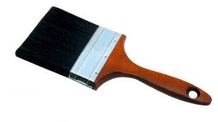 Brocha de cerdas gruesas de filamento de poliéster de 2 pulgadas para pared exterior