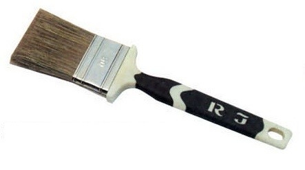 Pincel para pintar de cerdas blancas y poliéster