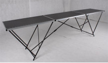 Herramientas de decoración de pintura portátiles de 3M, mesa de pegado de papel tapiz de aluminio plegable
