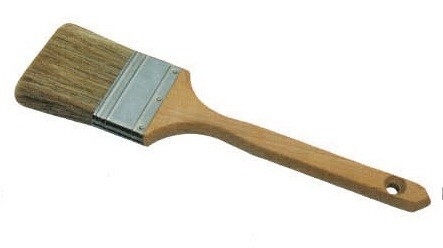 Pincel para pintar cerdas blancas y pelo de buey