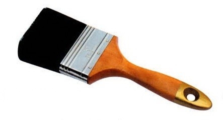 Cepillo de pintura de cerdas negras de laca para pintura de casa Woodstain