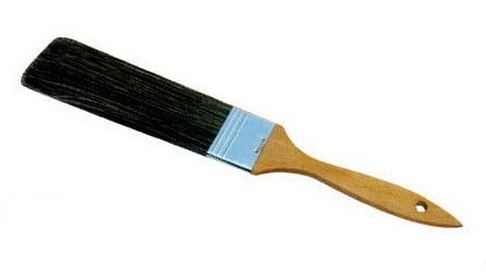 OEM negro largo de la casa del cepillo de pintura de la cerda natural