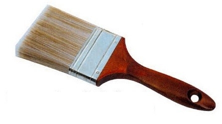 Juego de pinceles de filamentos sintéticos de pintura de poliéster hueco para decorar