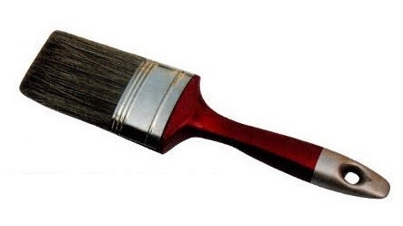 Pincel Ladrillo Poliéster Personalizado Cerda Blanca 50mm