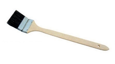 Pincel de pintura para radiador de cerdas cortas naturales 2" 3"