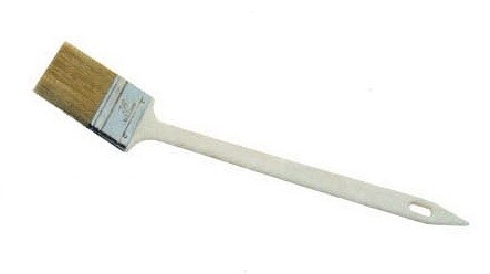Cepillo de radiador doblado para pintura de cerdas blancas para muebles a granel 1&quot; 2&quot; 3&quot;