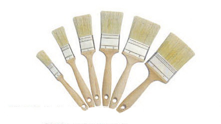 Bulto blanco natural hervido doble de la brocha de cerda ODM de 3 pulgadas