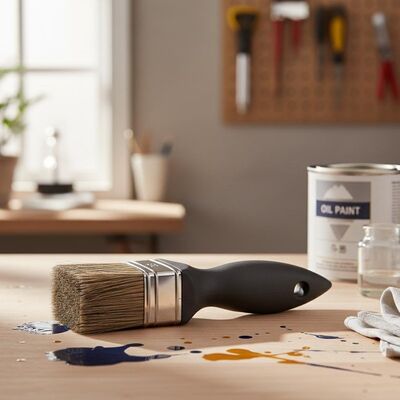 Materiales sintéticos de broche de pintura de casa Diseño ergonómico adecuado Pinturas a base de aceite proporciona rendimiento y comodidad